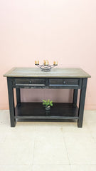 Imported American Ashley Furniture Tyler Greek Console Table