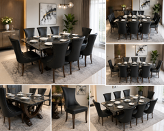 Marble Top 8 Seater Dining Table