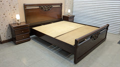 Super King Size Bed With 2 Side Tables
