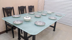 Solid Sheesham Wood 8 Seater Dining Table