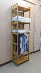 Pure Wooden Clothes Rack