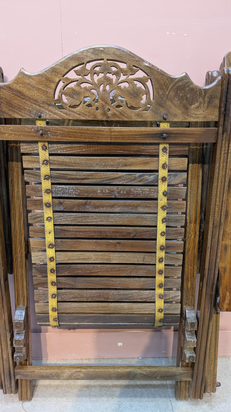 Solid Sheesham Wood Folding Chair