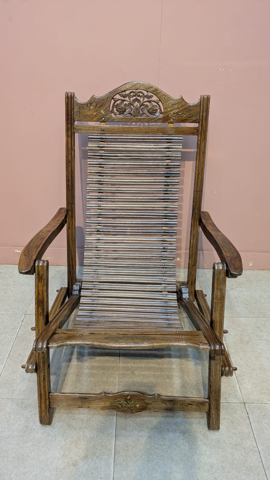Solid Sheesham Wood Folding Chair