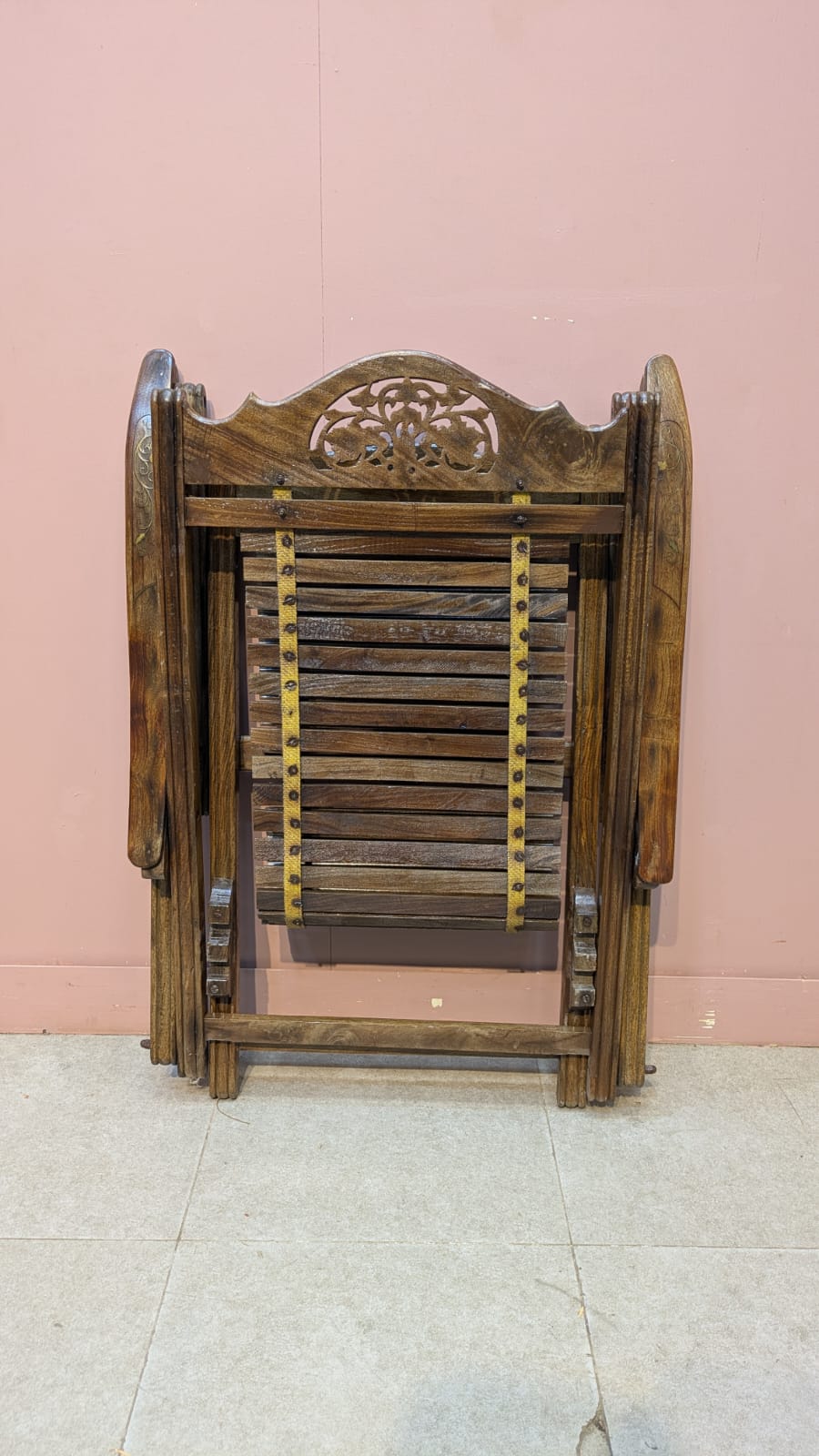 Solid Sheesham Wood Folding Chair