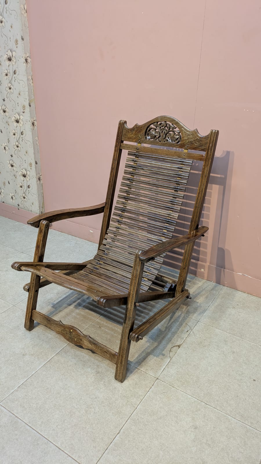 Solid Sheesham Wood Folding Chair