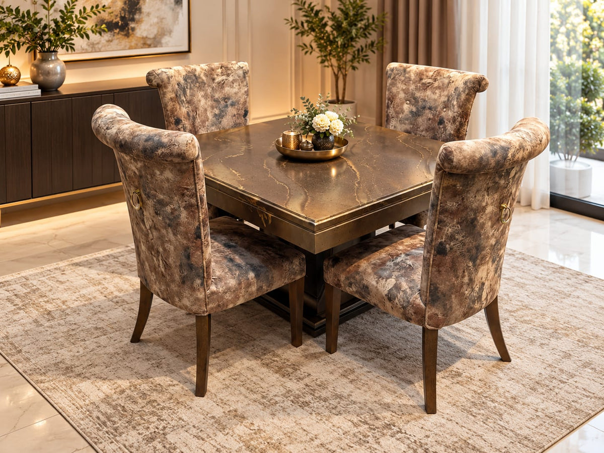 4 Seater Dining Table Set