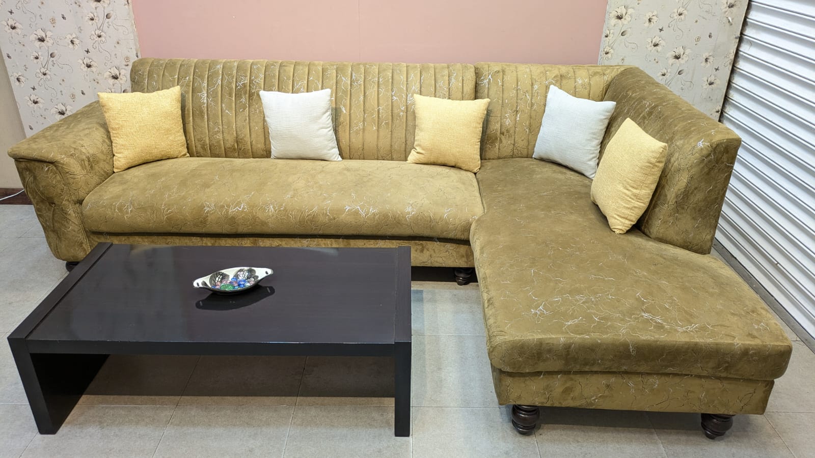 Comfortable 6 Seater L Shape Sofa