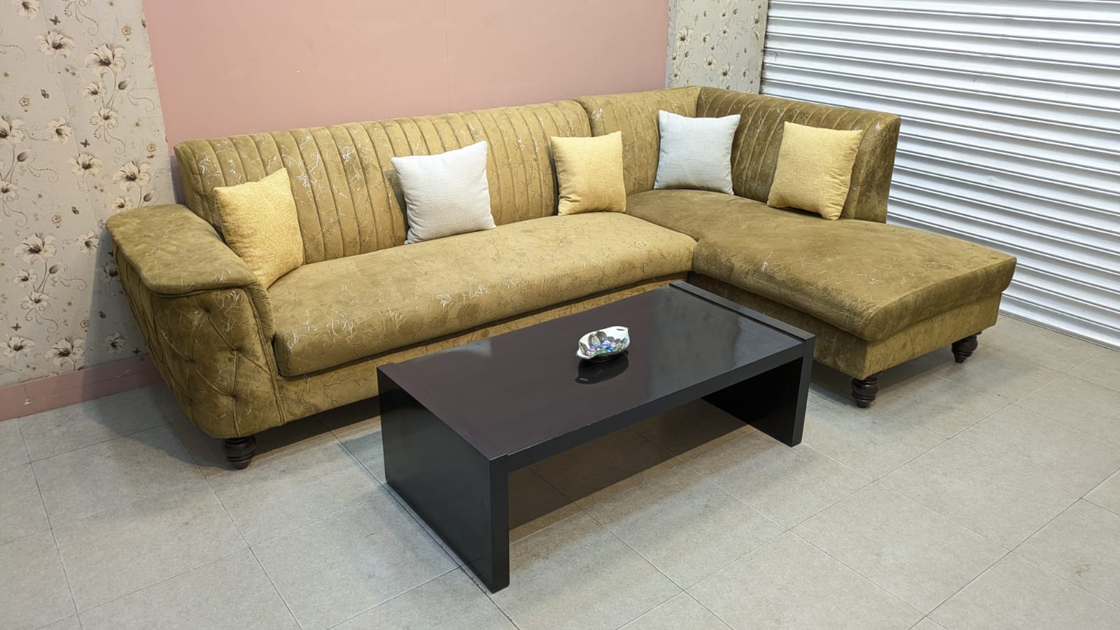 Comfortable 6 Seater L Shape Sofa