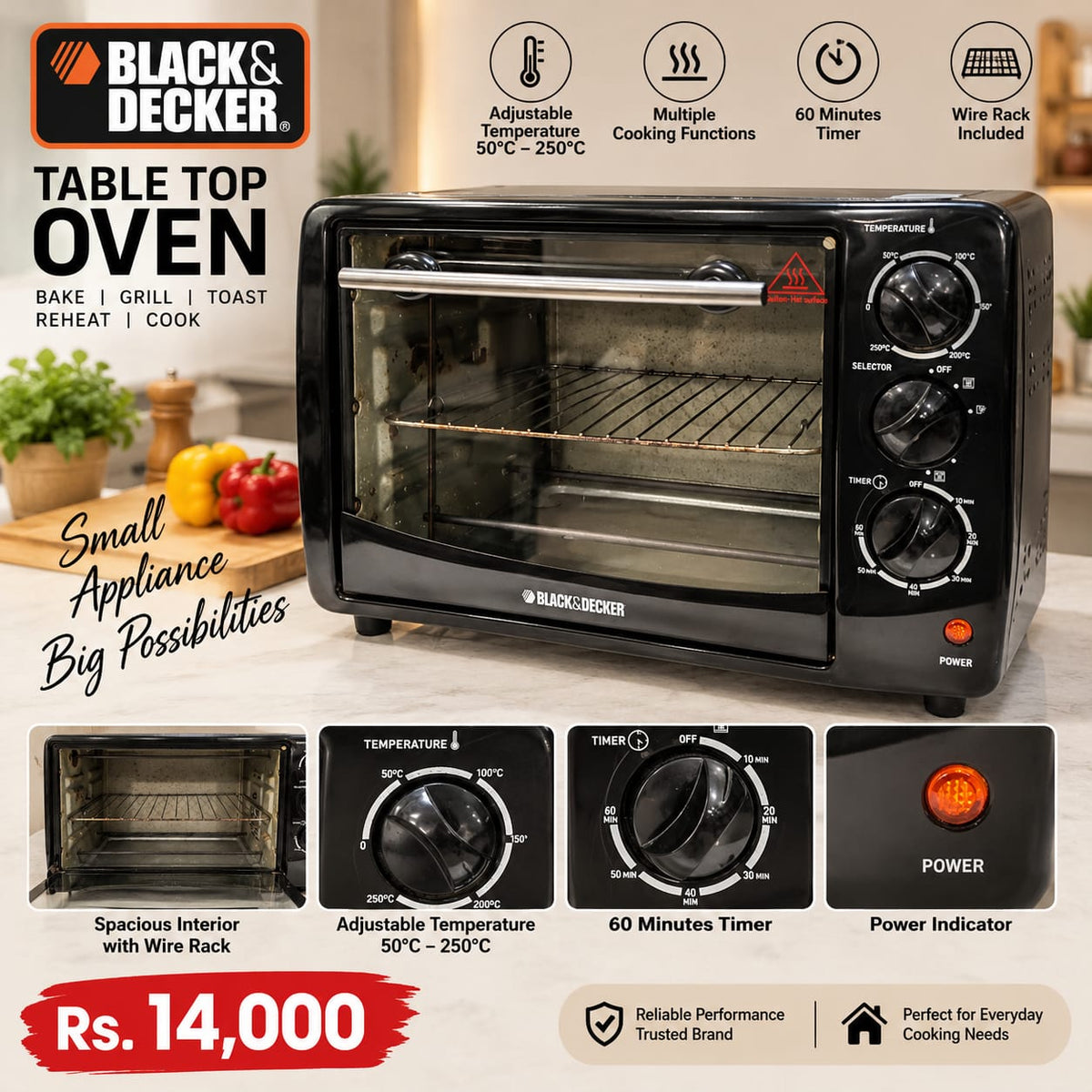 Black & Decker Toaster Oven