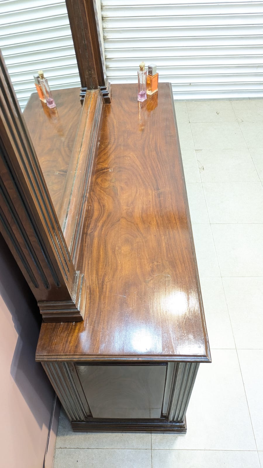 Solid Sheesham Wood King Size Bed Set