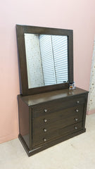 Inter Wood King Size Bed Set