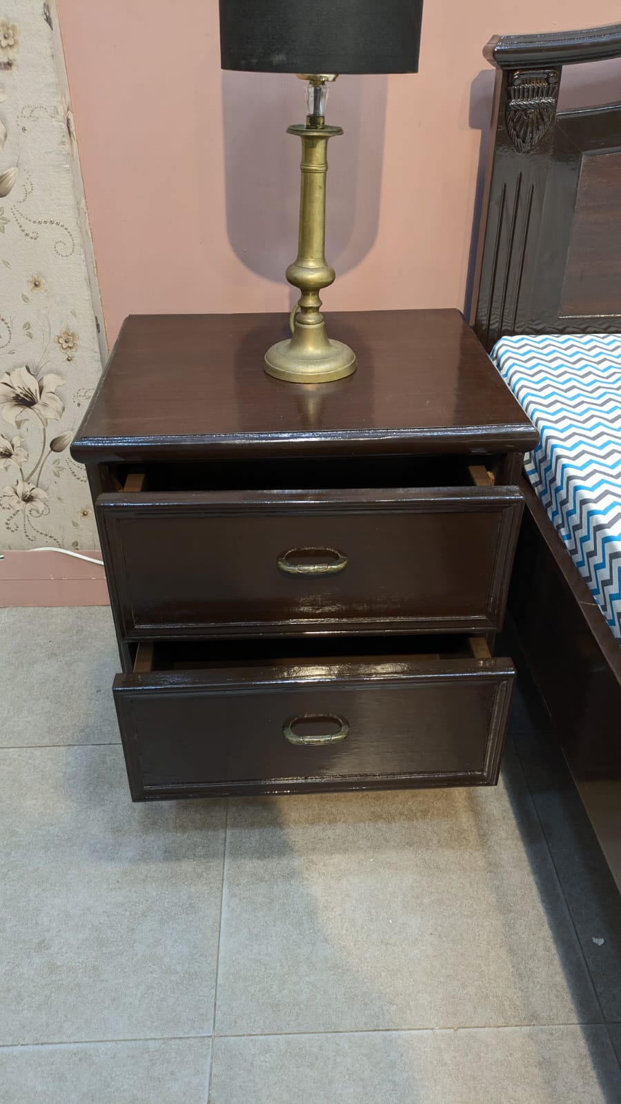Sheesham Wood & Ply Single Bed Set