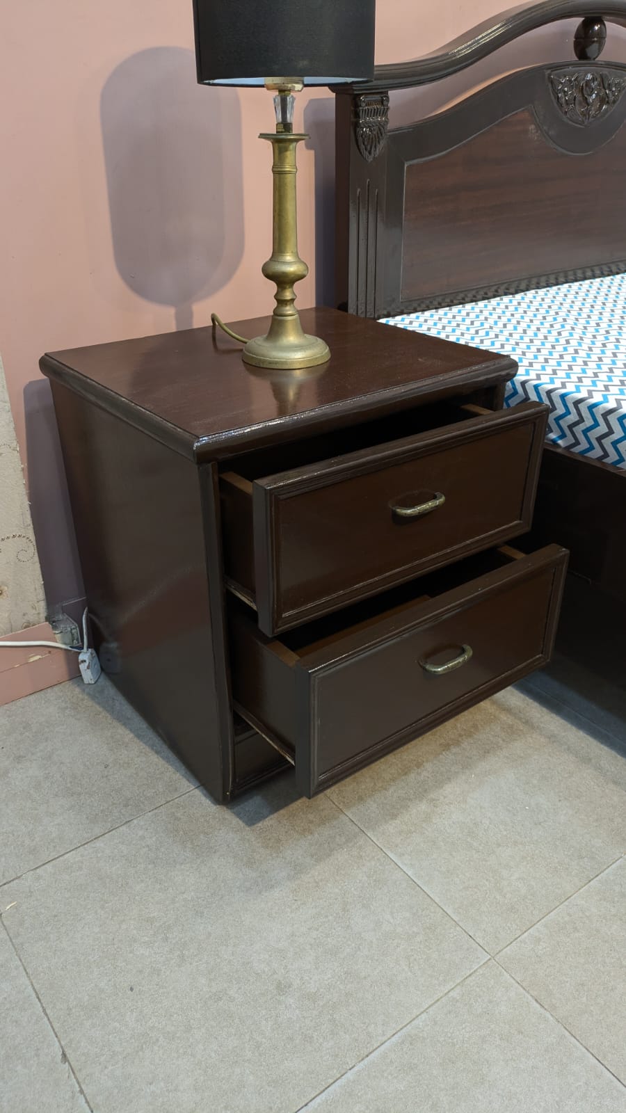 Sheesham Wood & Ply Single Bed Set
