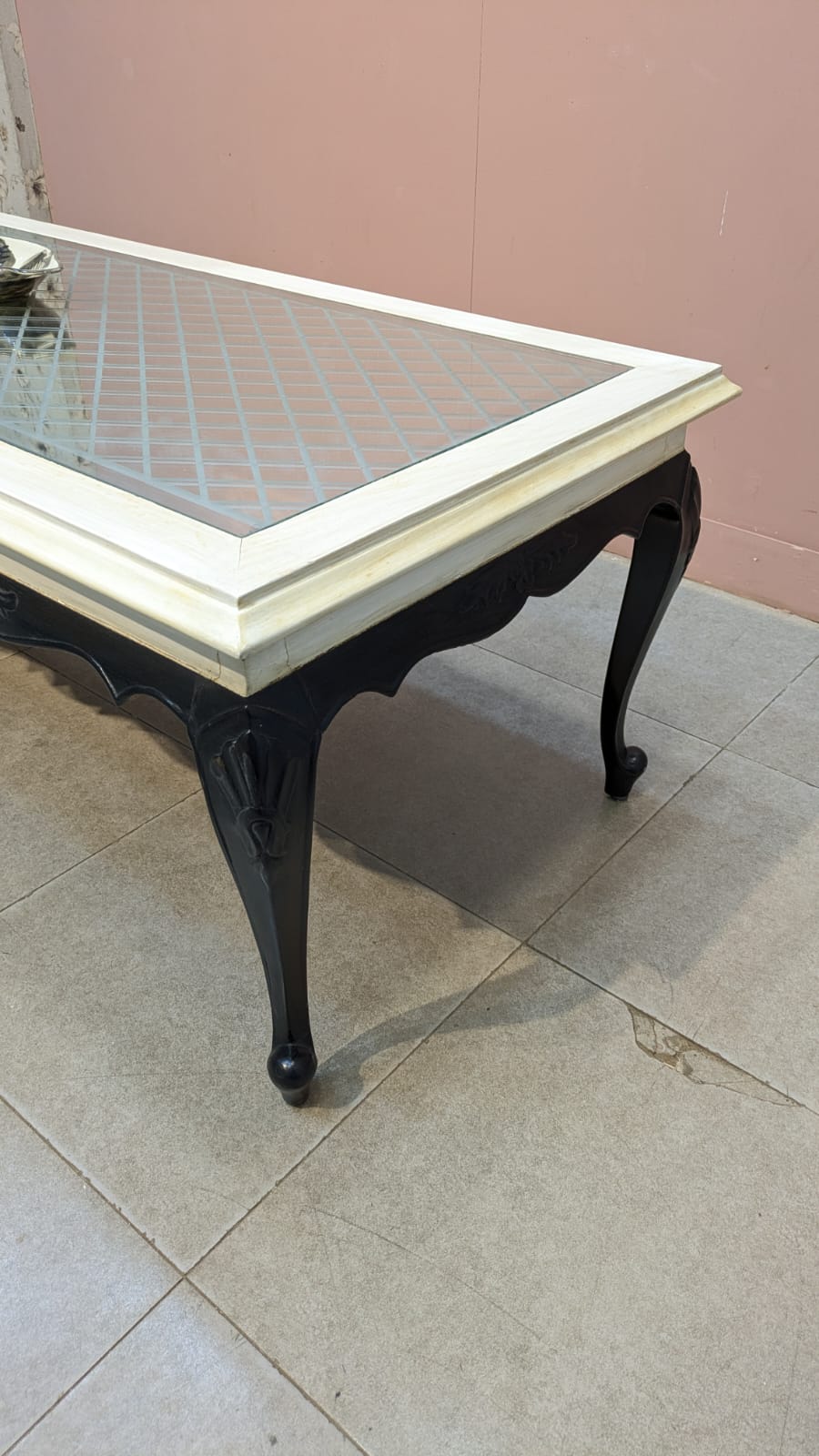 Teak Wood & Teak Ply center Table