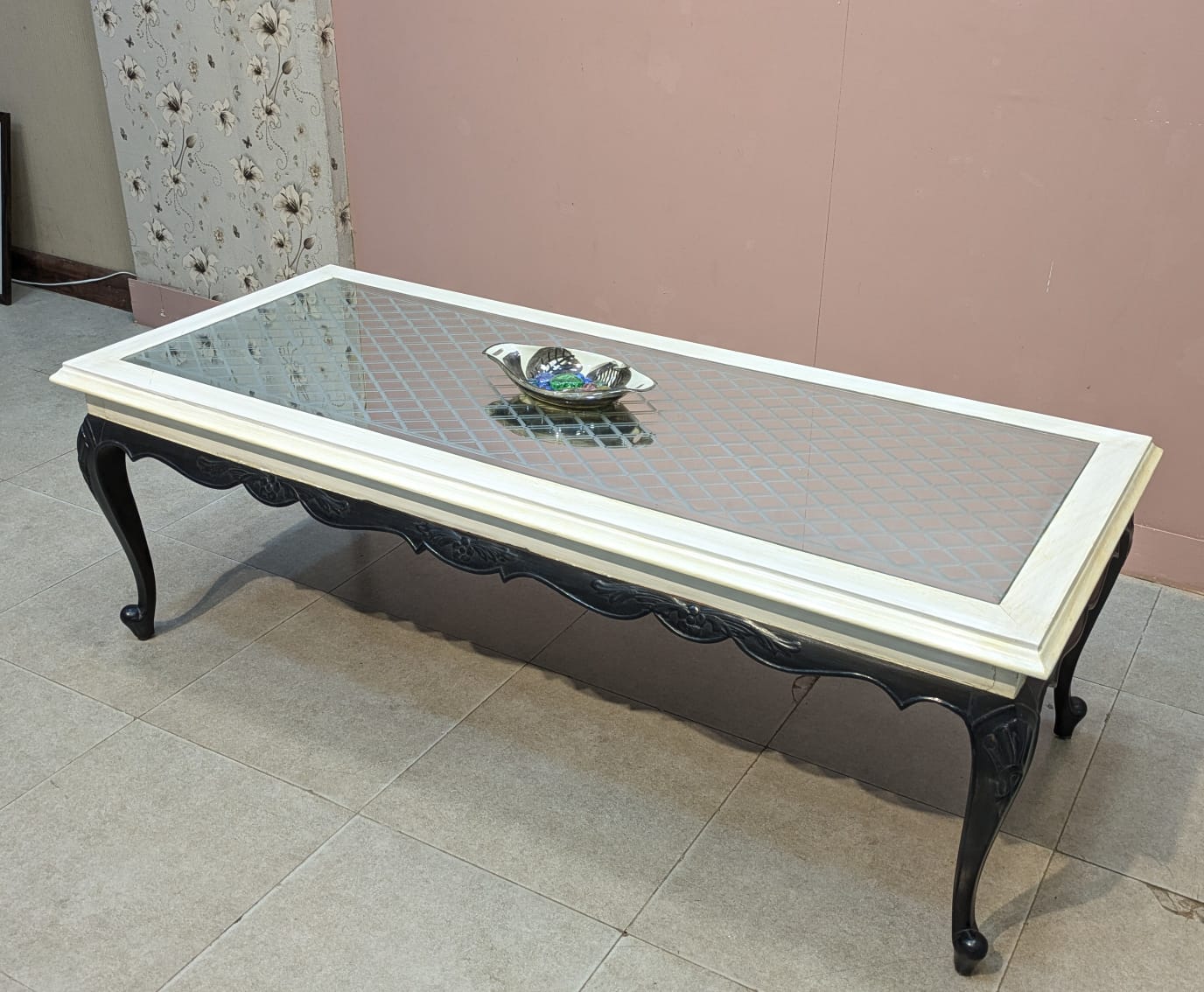 Teak Wood & Teak Ply center Table