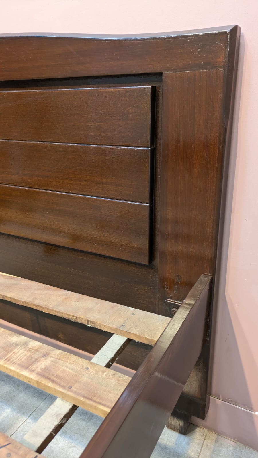 Sheesham Wood Single Bed