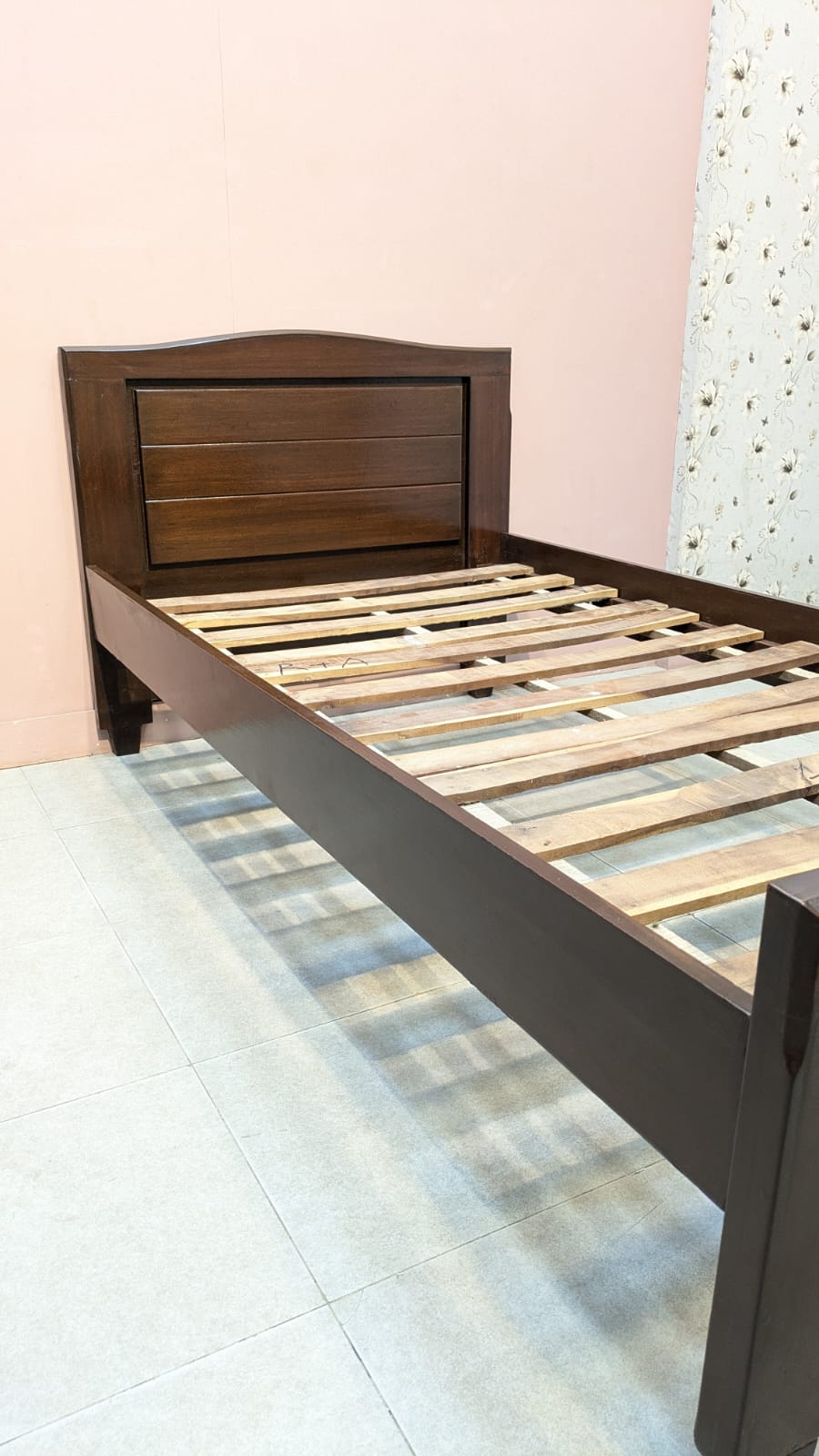 Sheesham Wood Single Bed