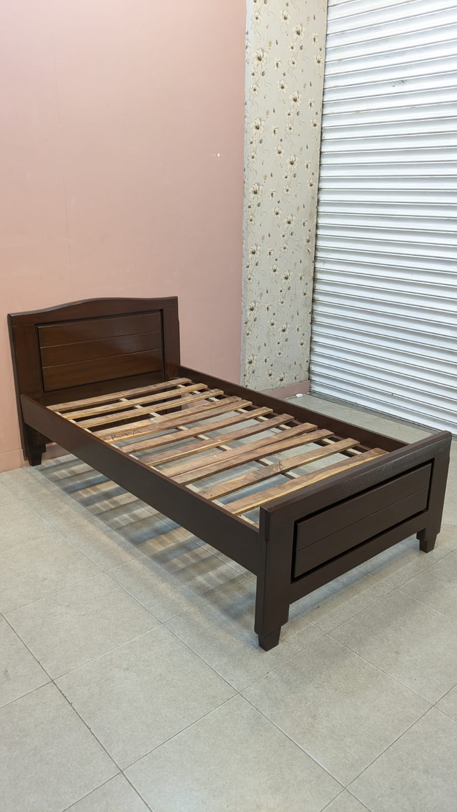 Sheesham Wood Single Bed