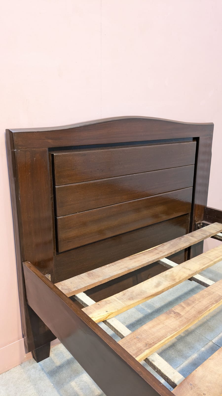 Sheesham Wood Single Bed