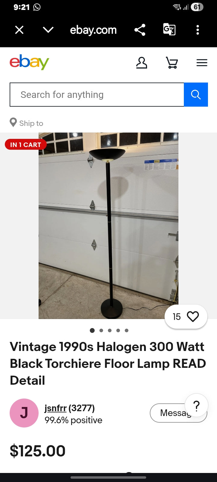 Vintage floor lamp