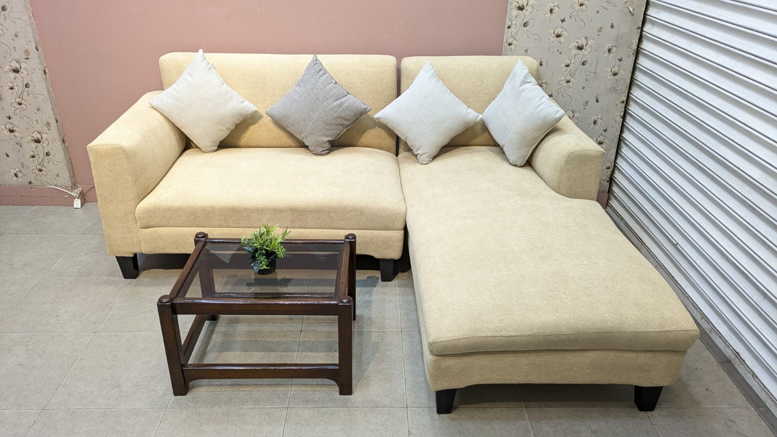 L shape sofa