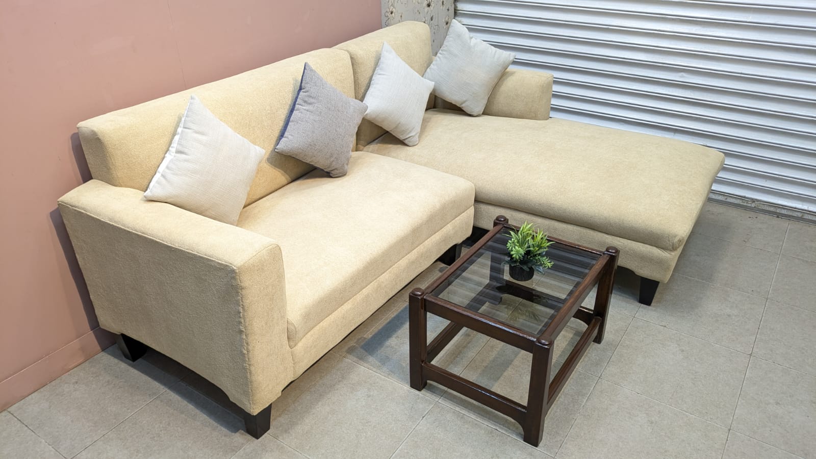 L shape sofa