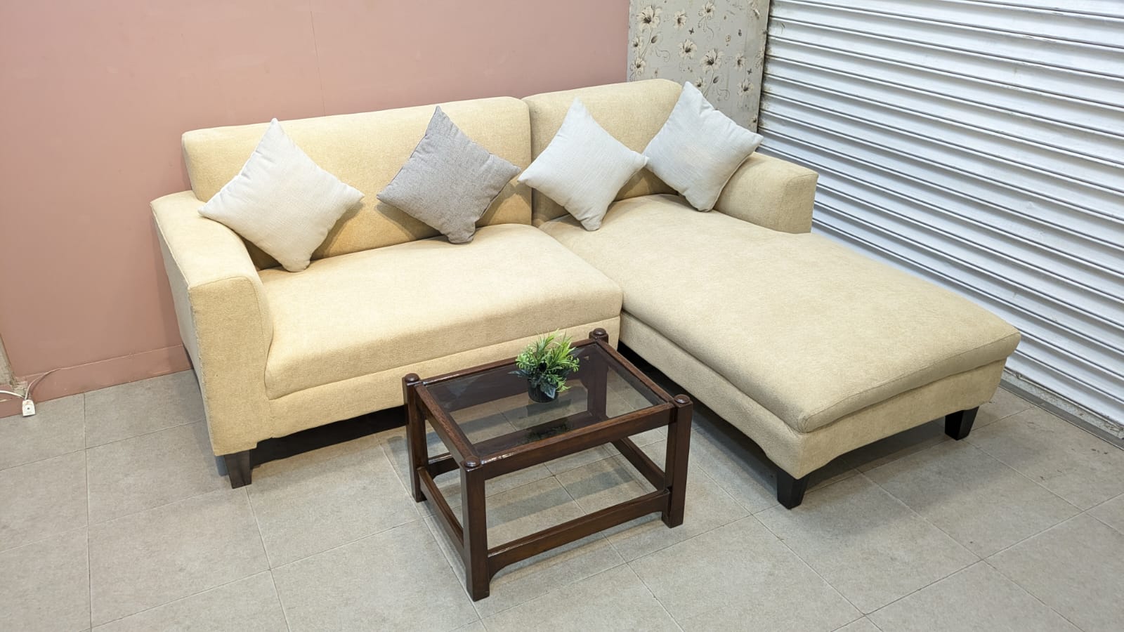 L shape sofa