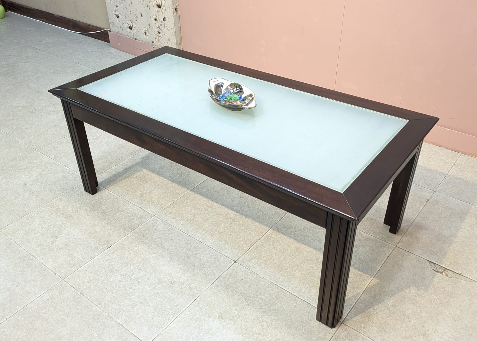 IMPORTED MALAYSIAN SOLID BEECH WOOD CENTER TABLE SET