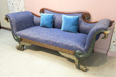 Antique Solid Sheesham Wood 2.5 Seater Divan