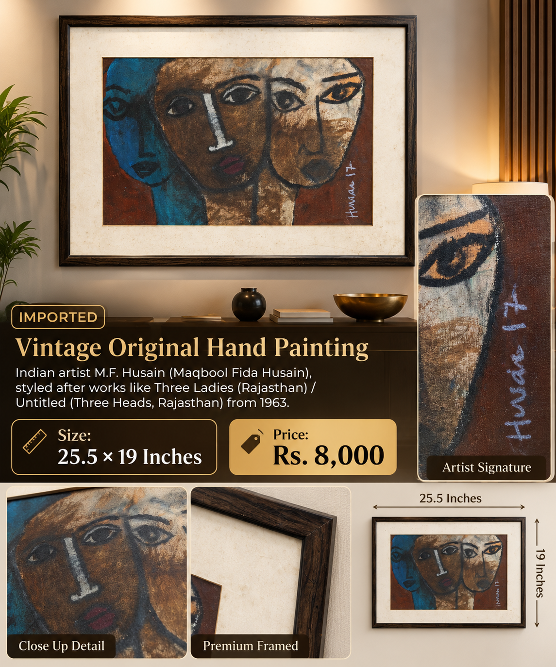 IMPORTED VINTAGE WALL ART COLLECTION