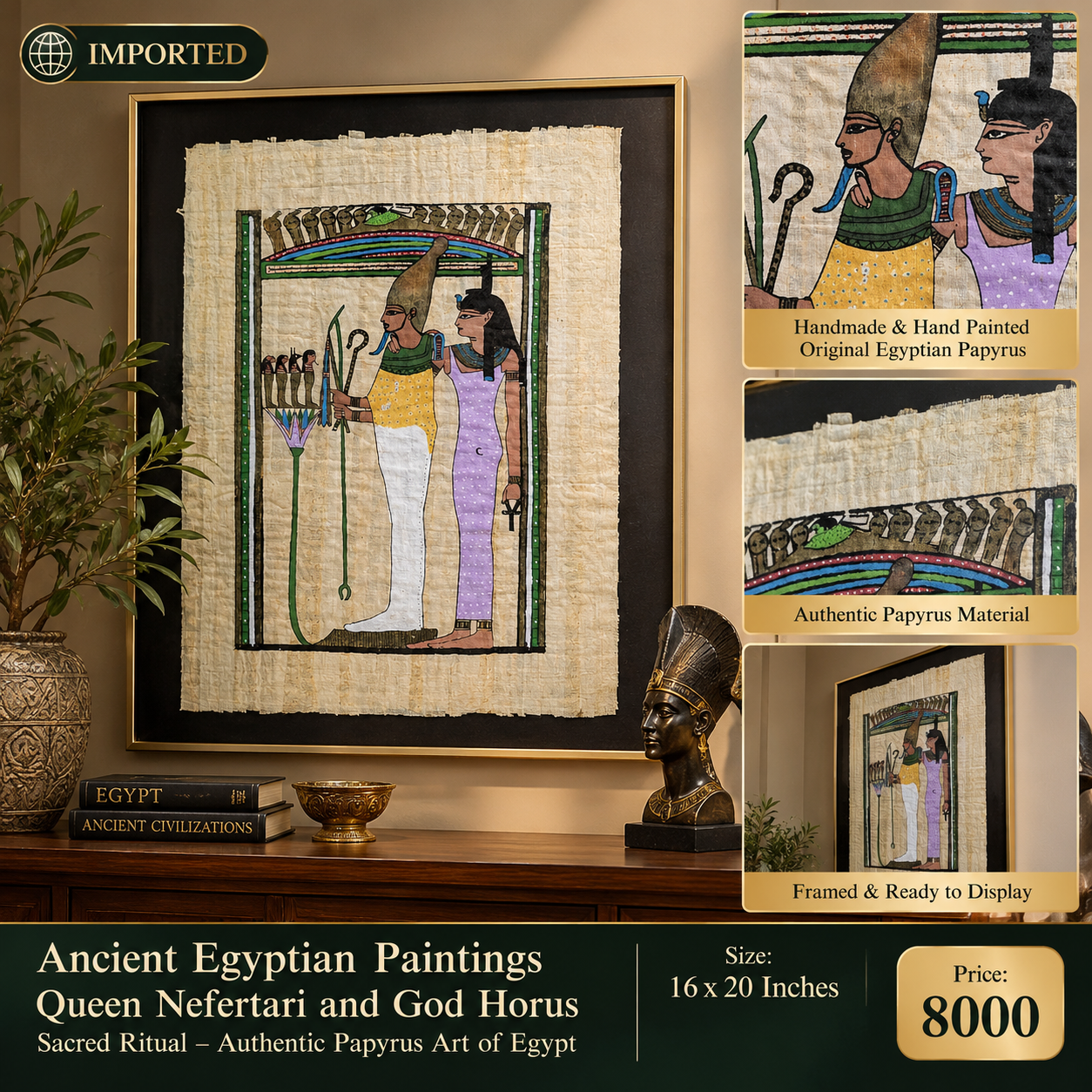 IMPORTED VINTAGE WALL ART COLLECTION