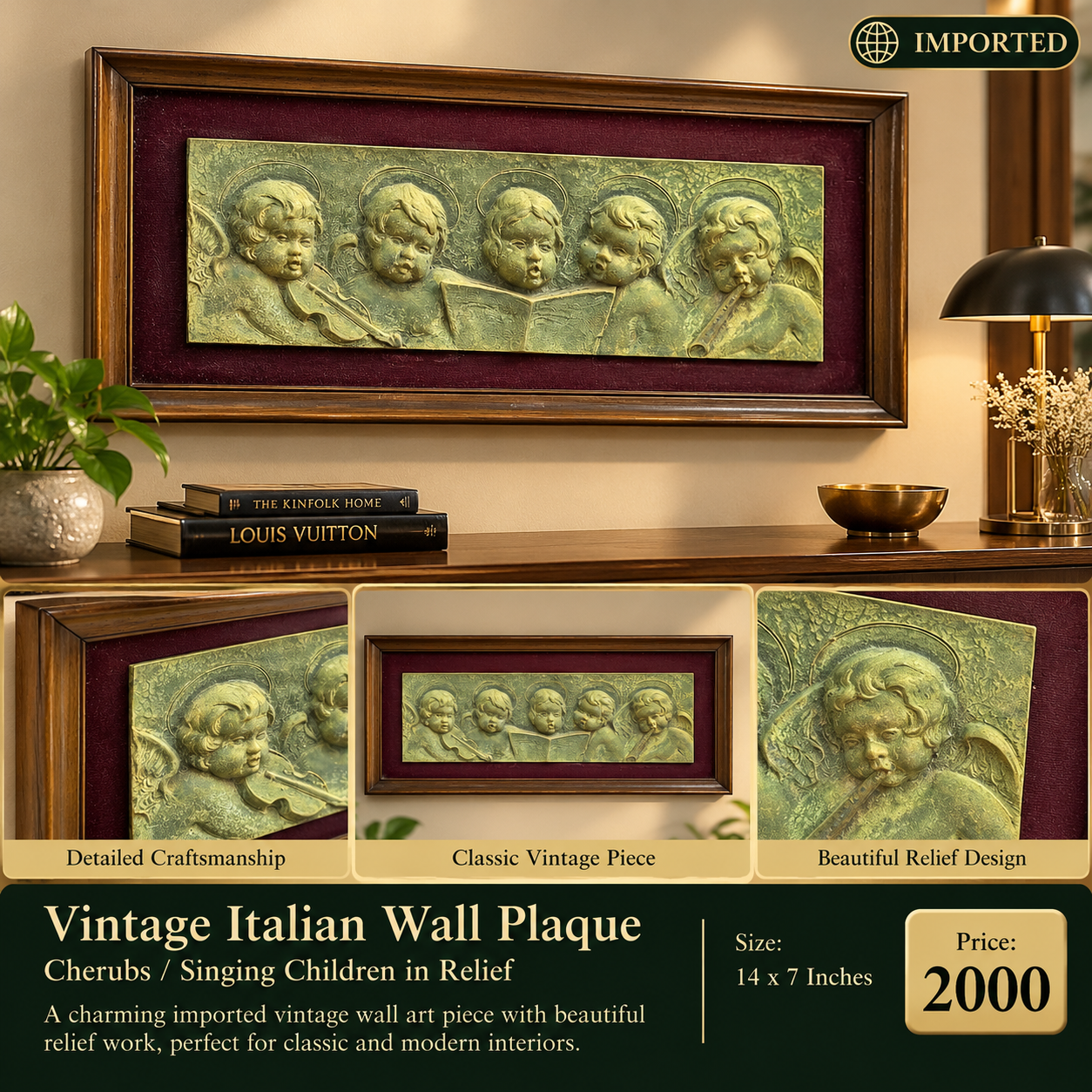 IMPORTED VINTAGE WALL ART COLLECTION