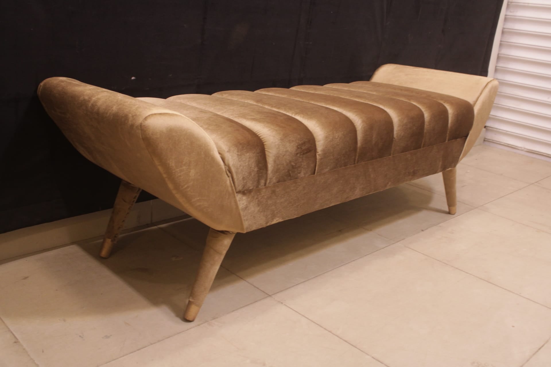 Smart Design 2 Seater Seattee in Velvet Fabric (Subject To Price Change)