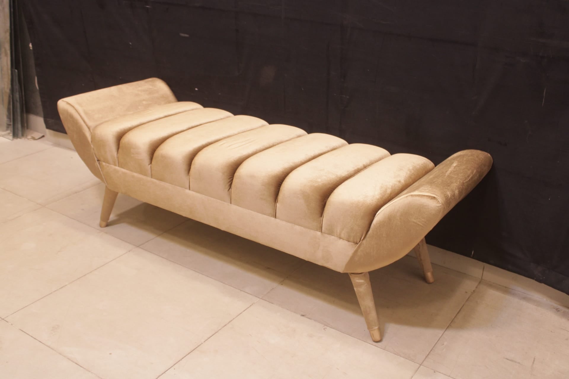Smart Design 2 Seater Seattee in Velvet Fabric (Subject To Price Change)