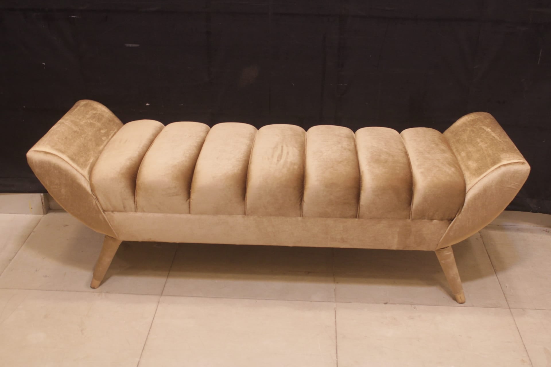 Smart Design 2 Seater Seattee in Velvet Fabric (Subject To Price Change)