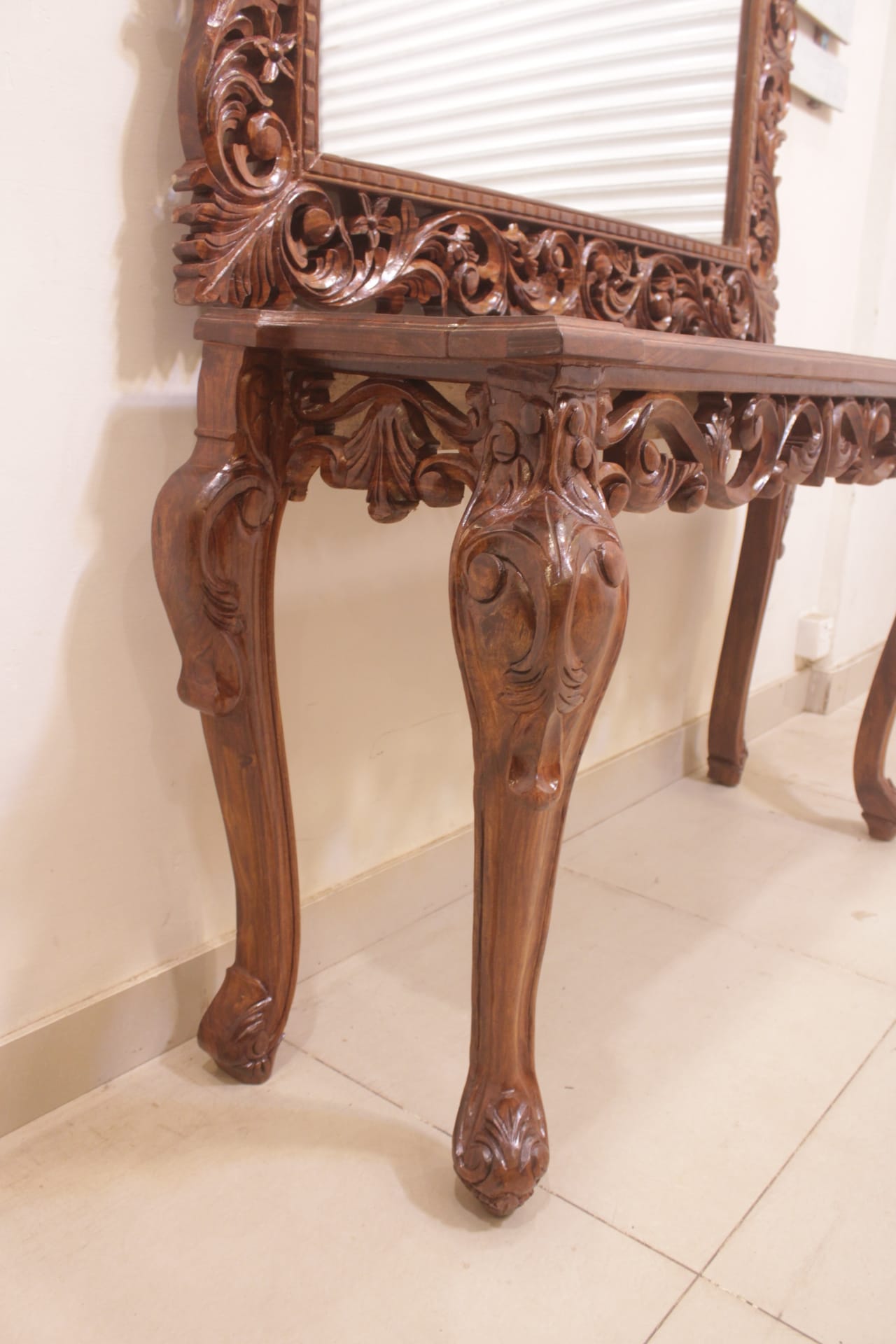 Rosewood Console and Mirror (Subject To Price Change)