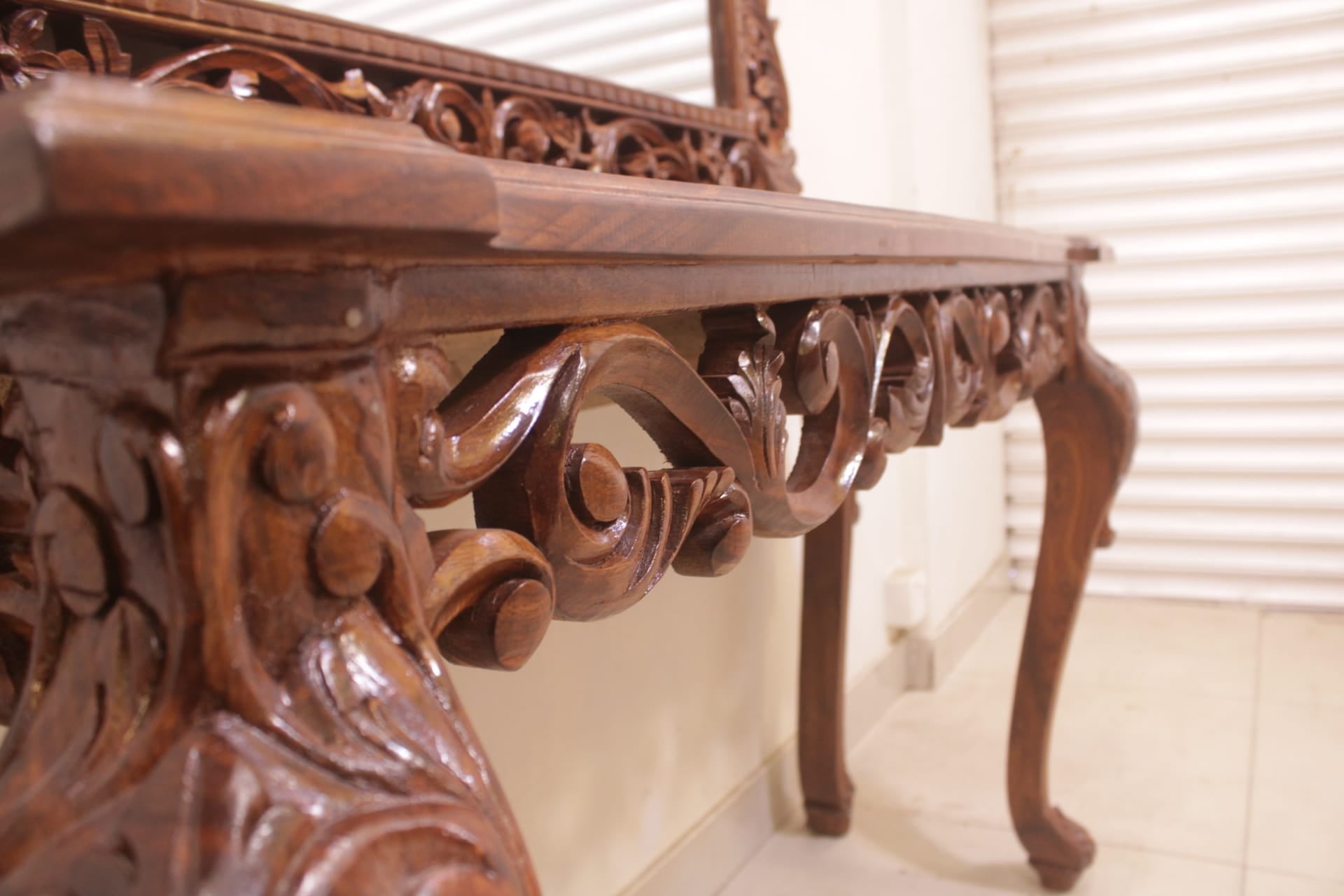 Rosewood Console and Mirror (Subject To Price Change)