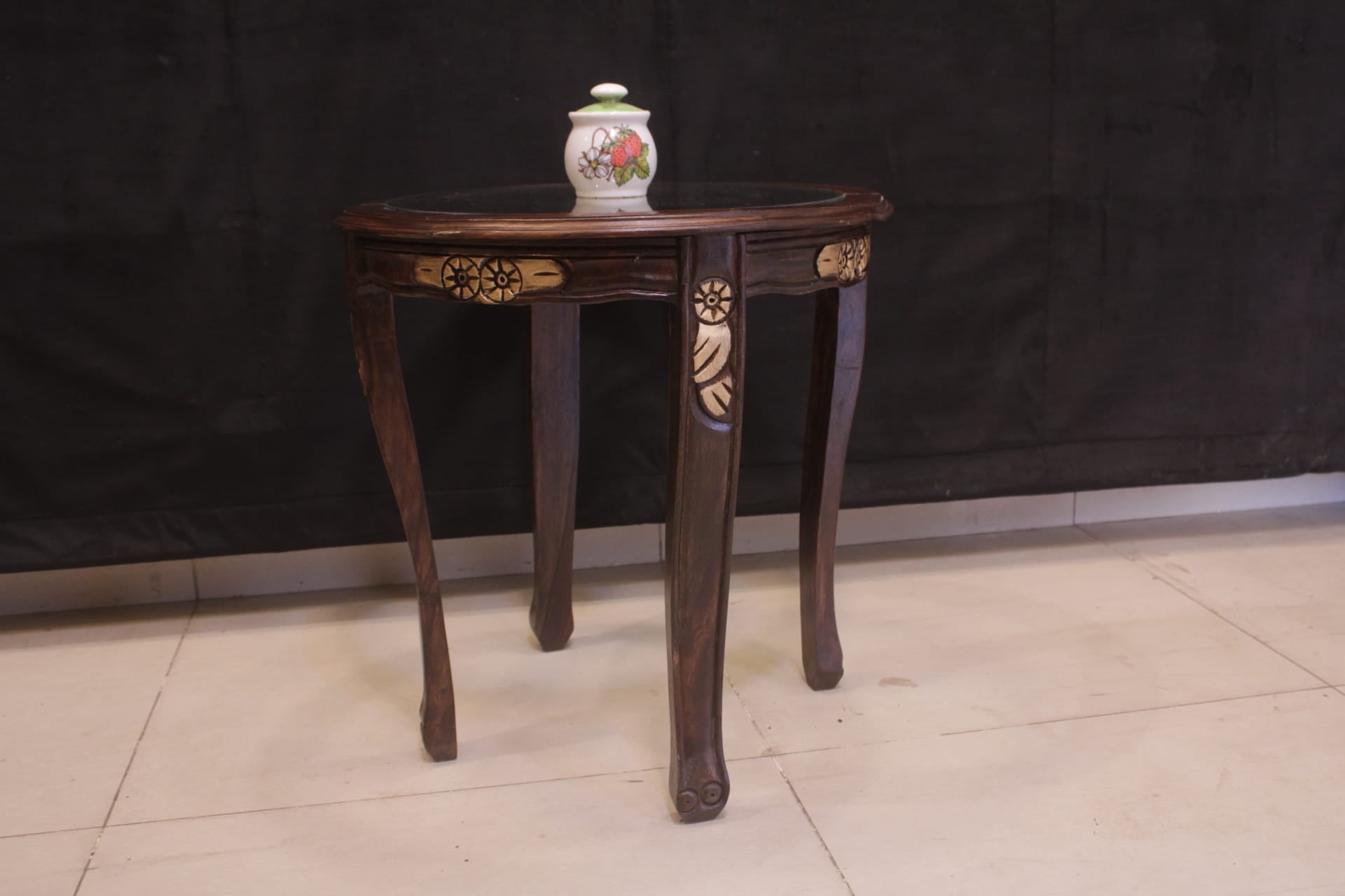 Brand New Pure Sheesham Wood Coffee Chairs Set
