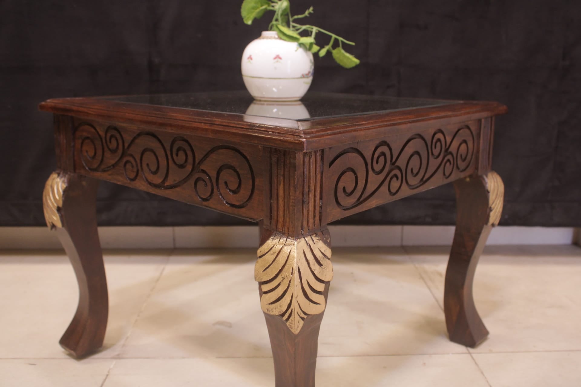 Brand New Pure Rosewood Center Table and Side Tables Set (Subject To Price Change)