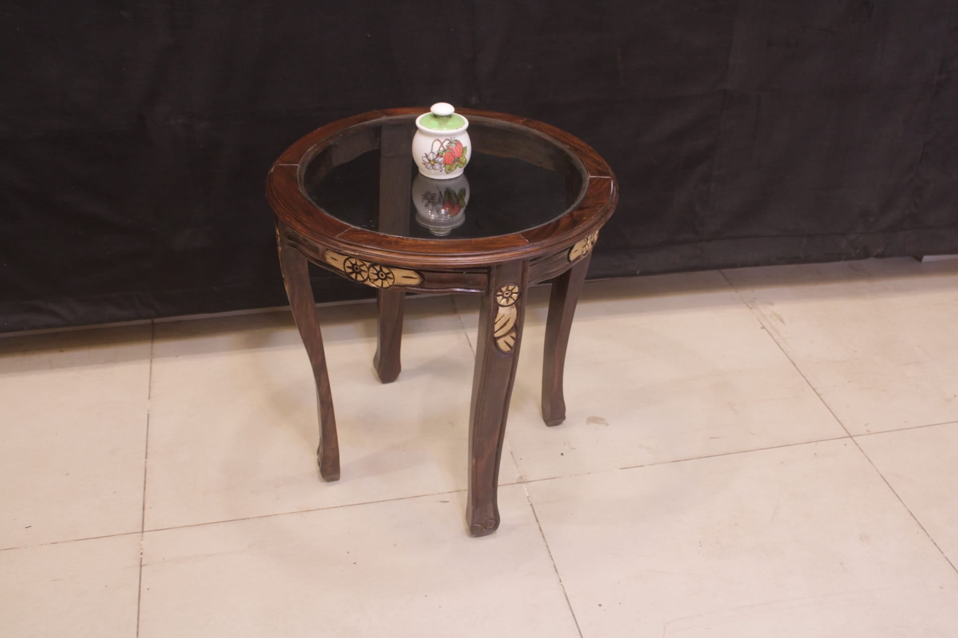 Brand New Pure Sheesham Wood Coffee Chairs Set