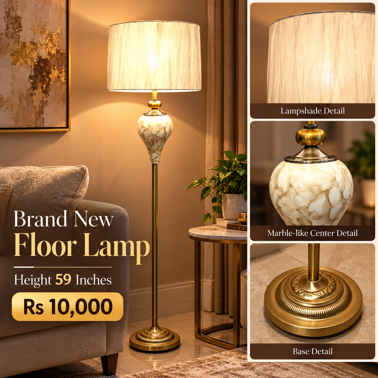 Brand new floor lamp
