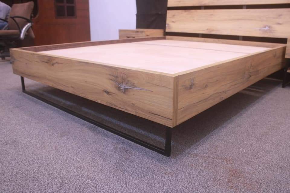 Tgsc Design New Arrival 🔥Daisy🔥 Queen Size Bed With 2 Side Tables