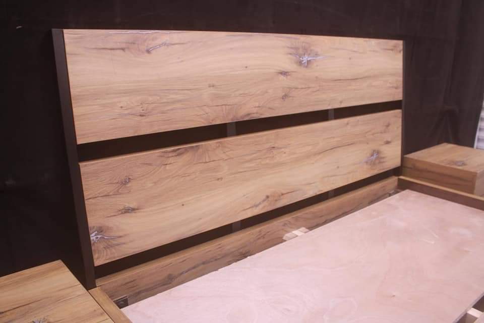 Tgsc Design New Arrival 🔥Daisy🔥 Queen Size Bed With 2 Side Tables