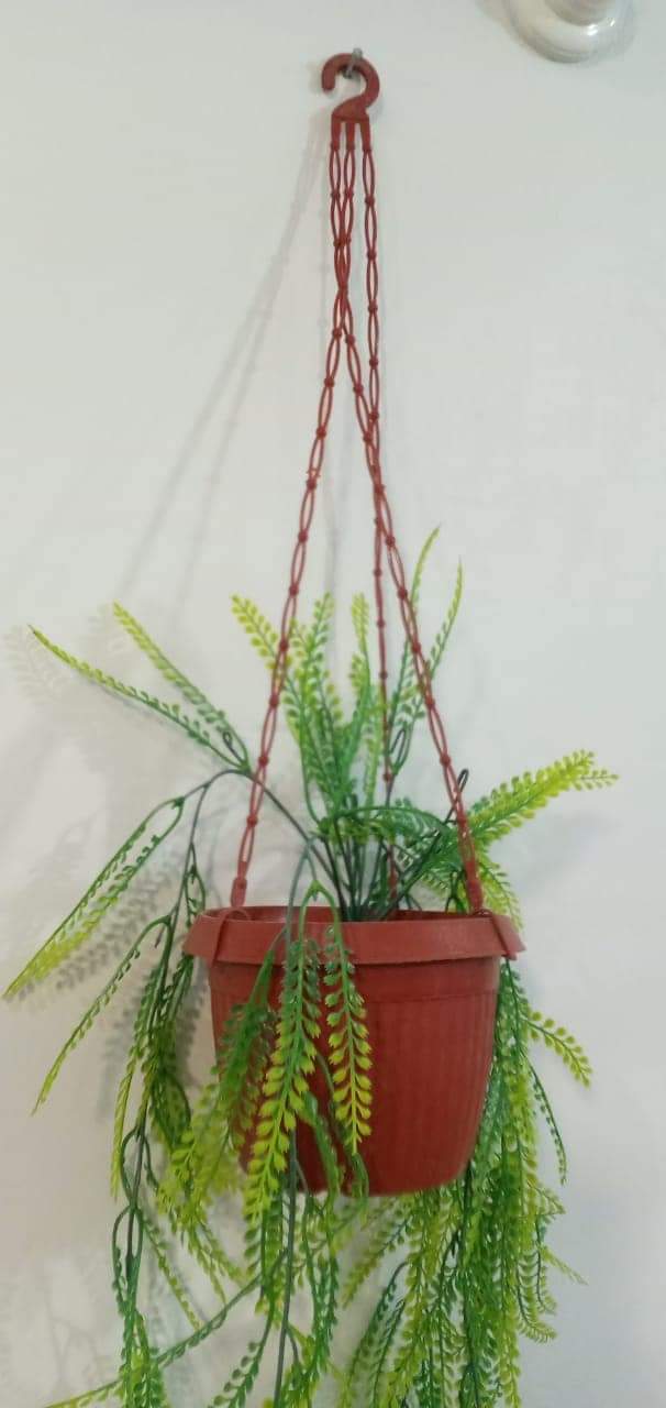 Brand New Hanging Planter With Pot