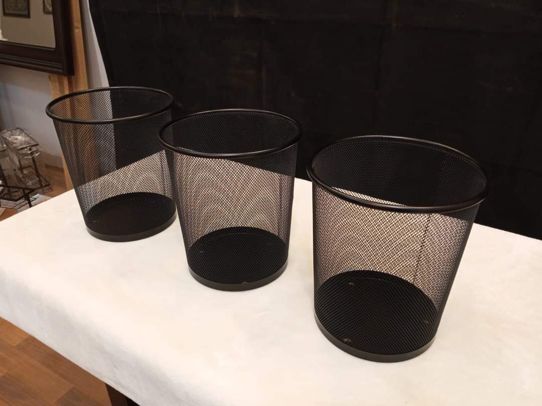 Brand New Metal Mesh Waste Bins