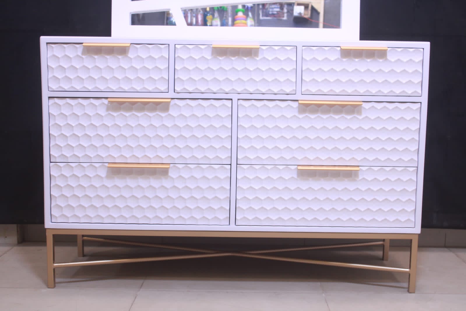 CHELSIA King Size Bed With 2 Side Tables   Dressing Table (Subject To Price Change)