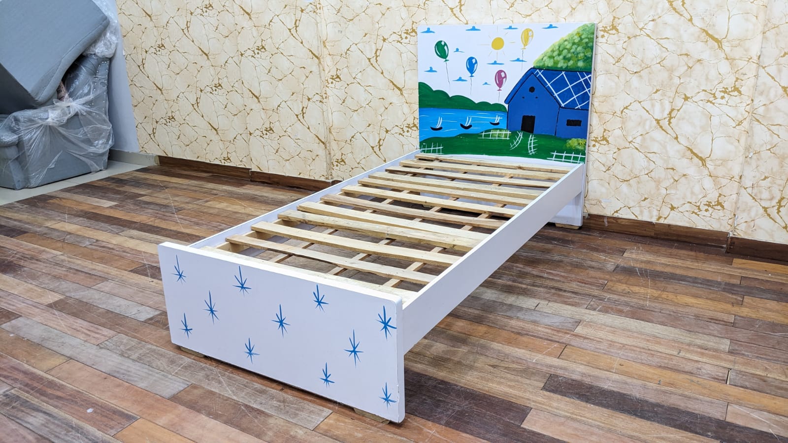 Single Bed with Mattress