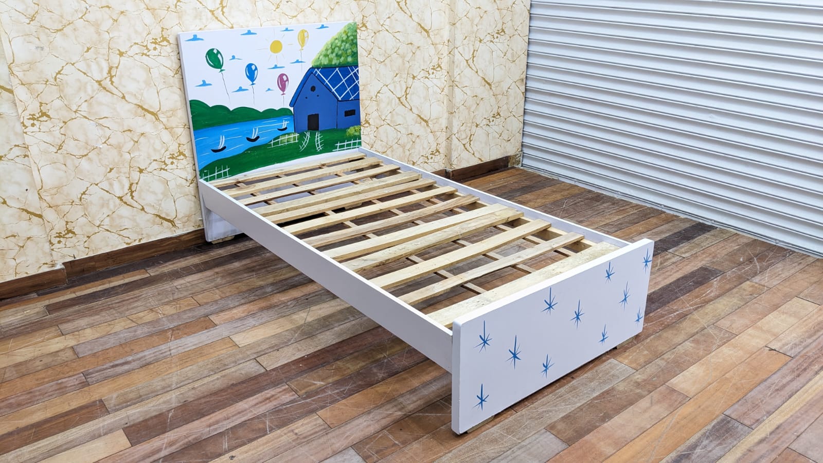 Single Bed with Mattress