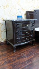 King Size Bed with 2 Side Tables