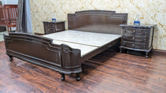 King Size Bed with 2 Side Tables